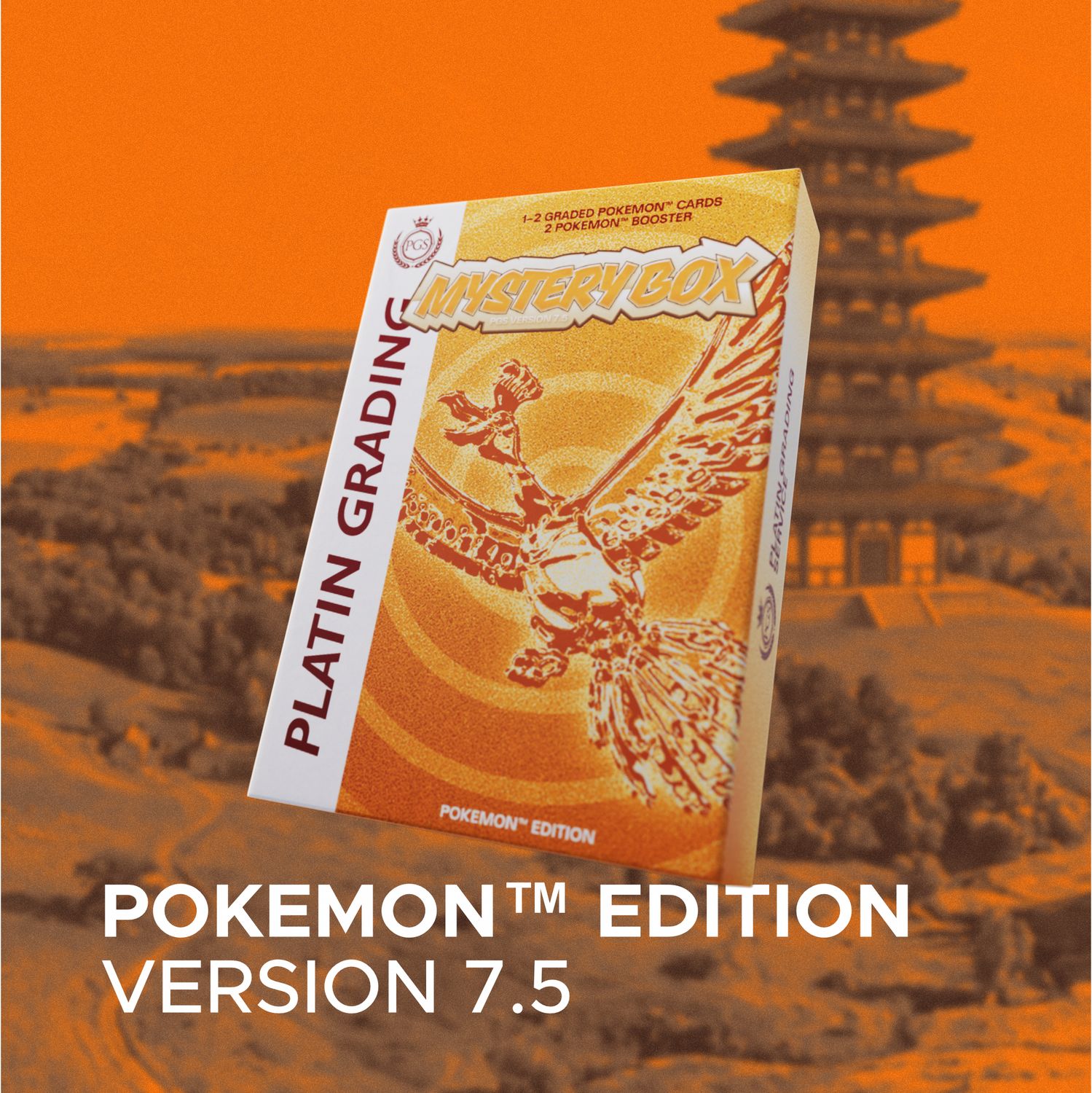 Pokemon - PGS Mystery Box Edition 7.5 -  Booster + Graded Card