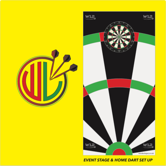 Legacy Pro Darts Backdrop FULL Vinyl roll Original Design