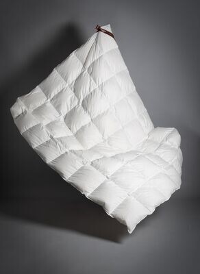 NORDISK PIUMINO D'OCA PESO INVERNALE TRAPUNTATURA A RIQUADRI 25X25 PIUMA NORVEGIA 90/10. SINGOLO 155X200