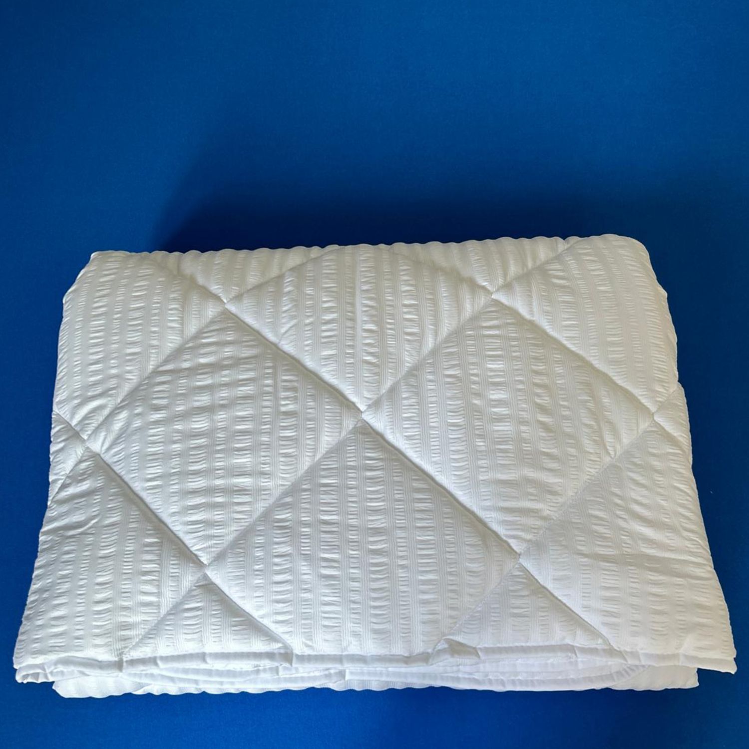 PIUMINO SEERSUCKER IN MICROFIBRA GOFFRATO SINGOLO 150X200 MEDIO PESO 200 GR/MQ
