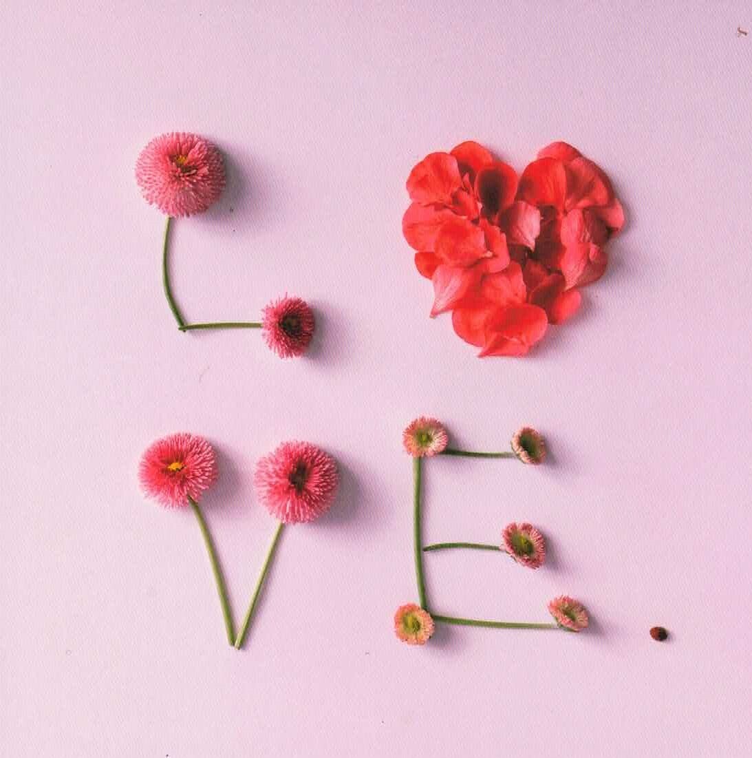 Grußkarte "LOVE"