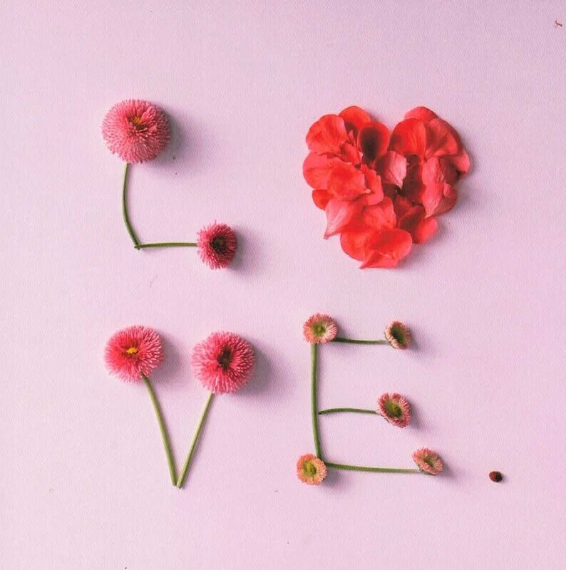 Grußkarte "LOVE"