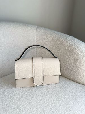 AMY LEATHER BAG BEIGE