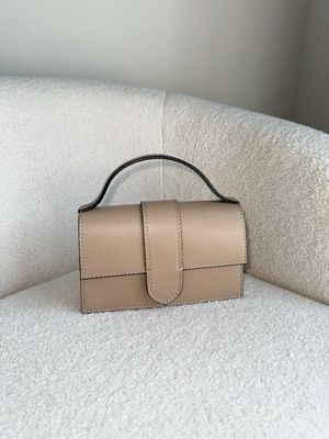 AMY LEATHER BAG CAMEL