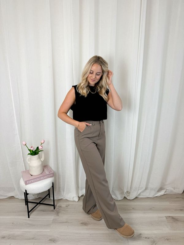 ELLA TROUSER BROWN