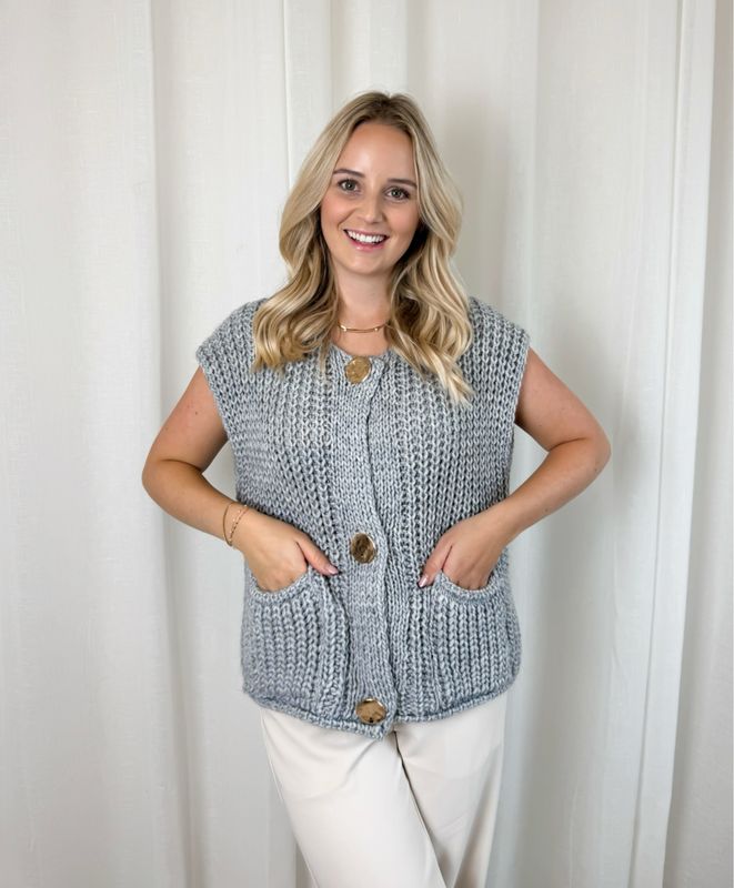 ISA DEBARDEUR GREY