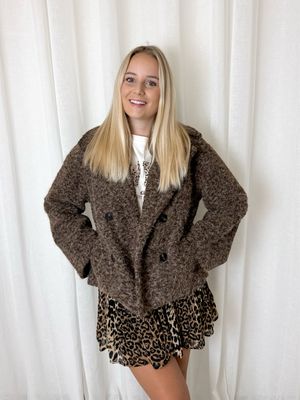 FLEUR JACKET BROWN