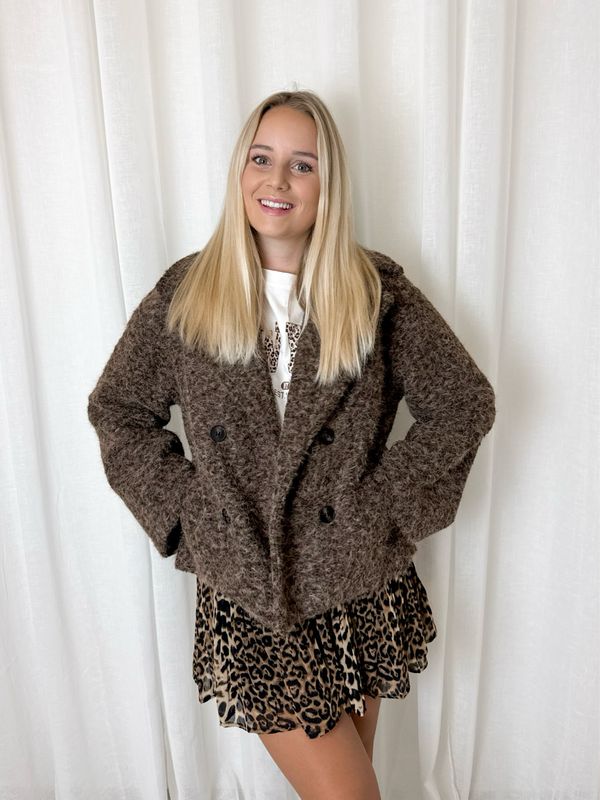 FLEUR JACKET BROWN