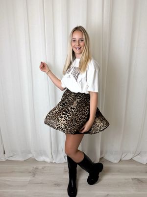 ROSIE LEOPARD SKIRT