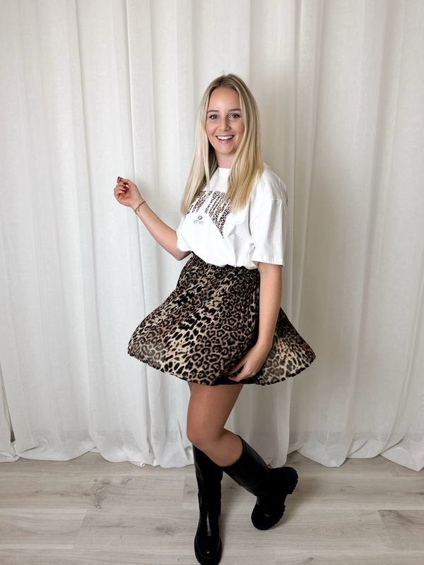 ROSIE LEOPARD SKIRT