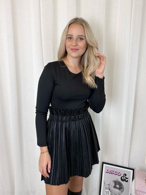 AYA LONG SLEEVE BODY  BLACK