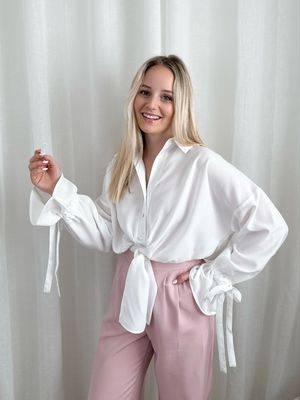 MACE BLOUSE WHITE
