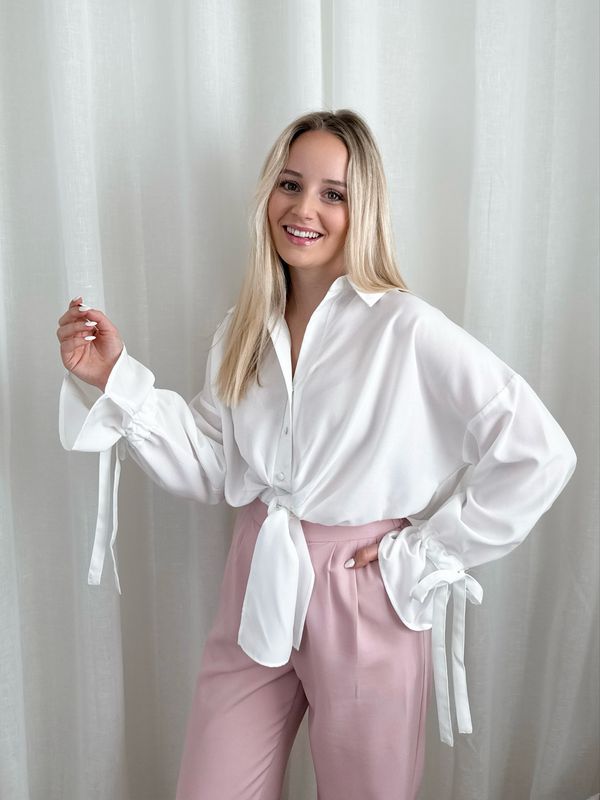 MACE BLOUSE WHITE