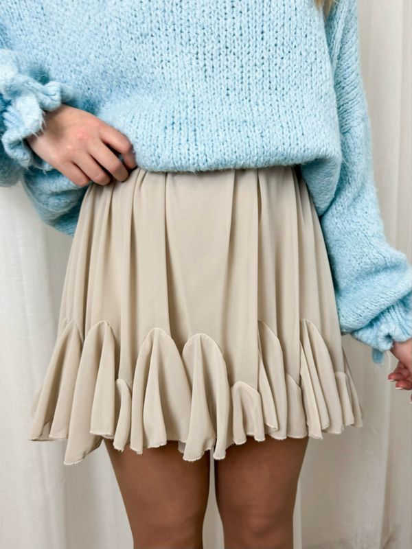 LUNA BEIGE SKIRT
