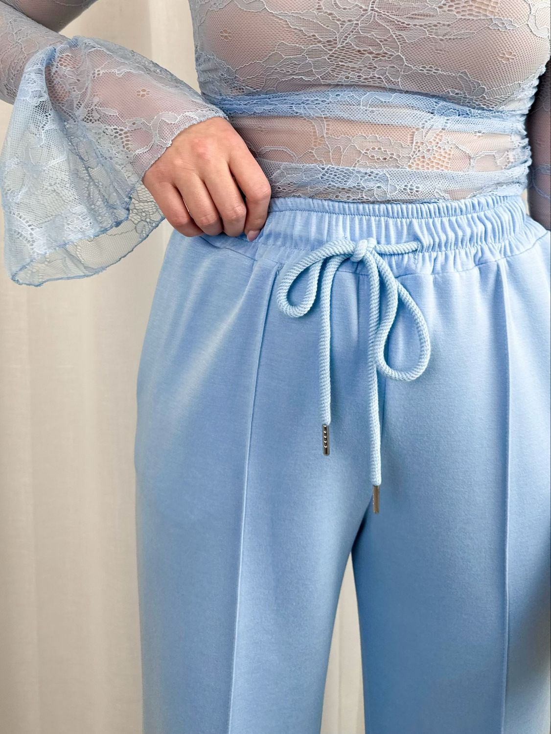 FEY SWEATPANTS LIGHT BLUE