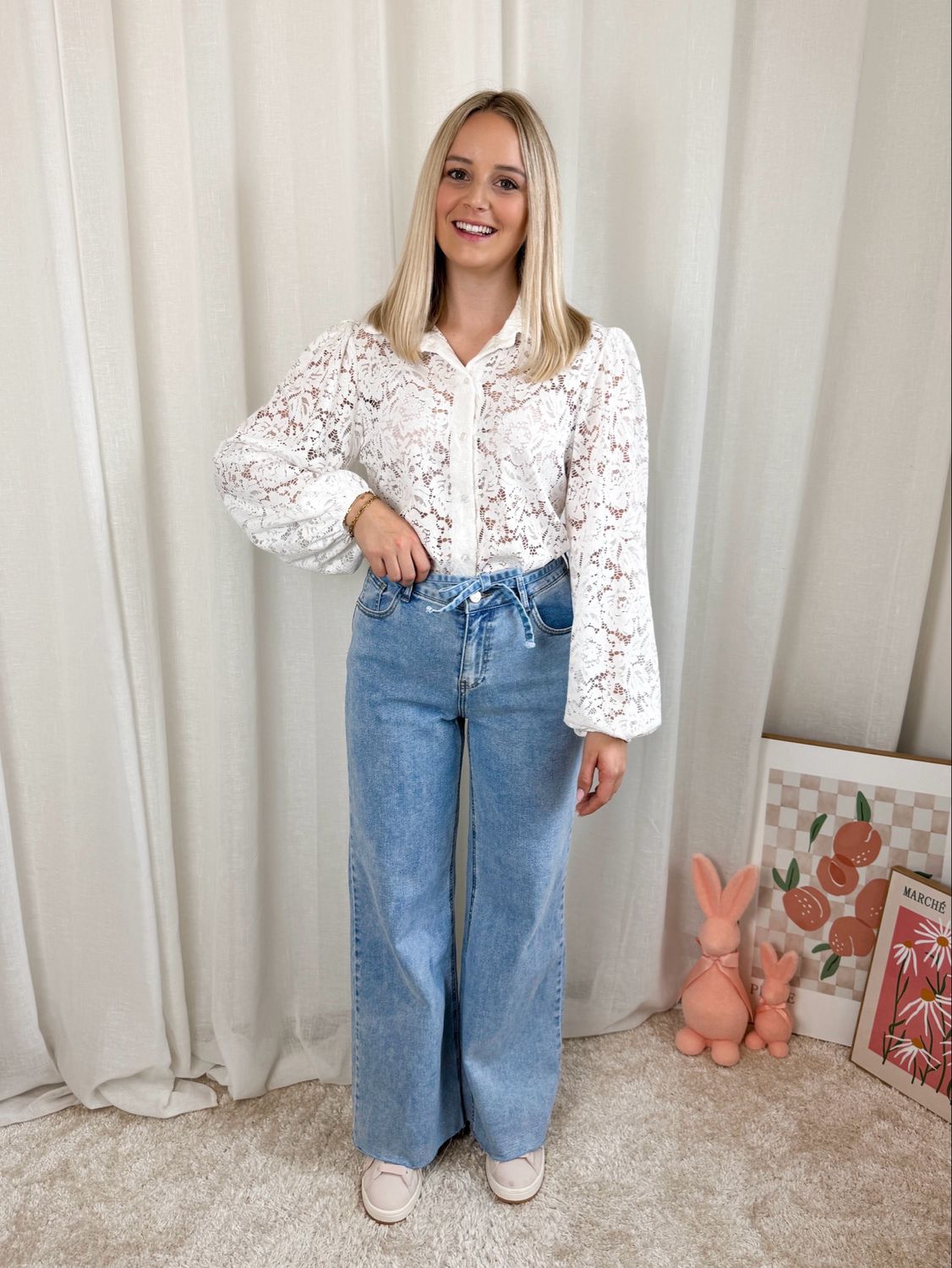 ELLIE LACE BLOUSE