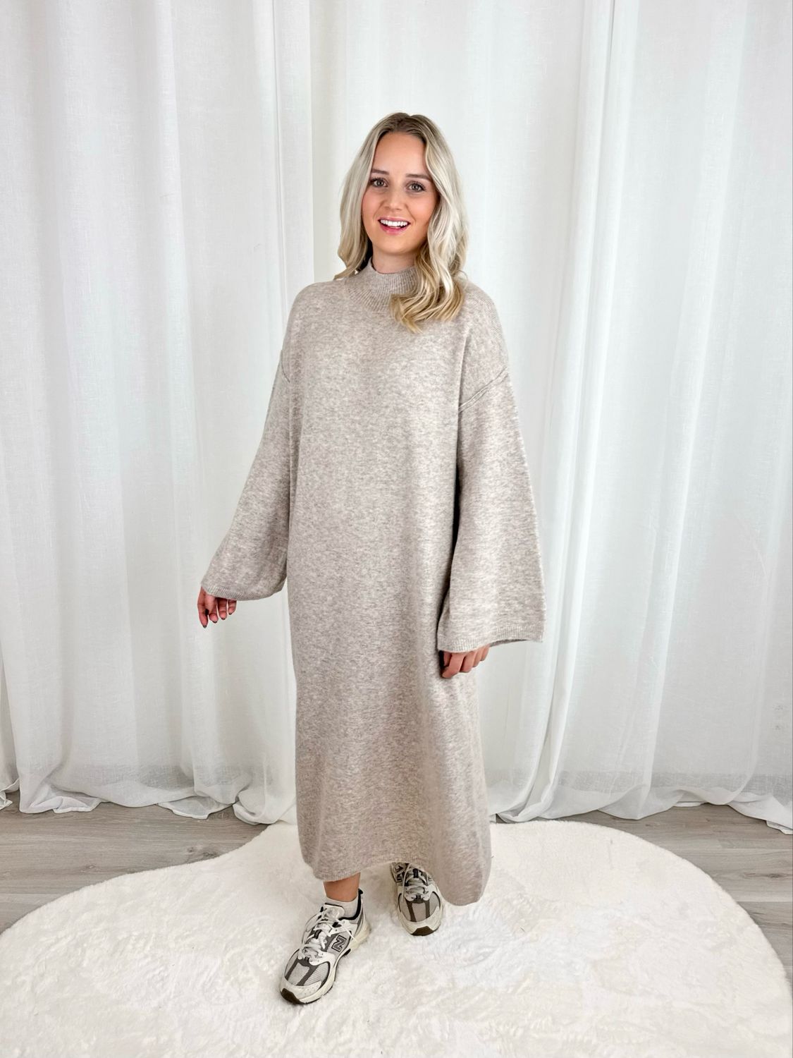 SOFT LONG DRESS BEIGE