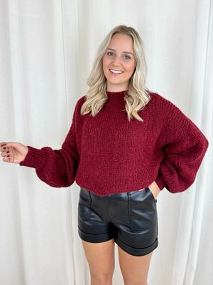NOVA SOFT SWEATER BURGUNDY