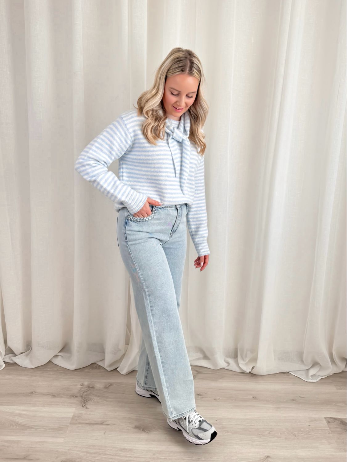 SOPHIA WIDE LEG JEANS BLUE