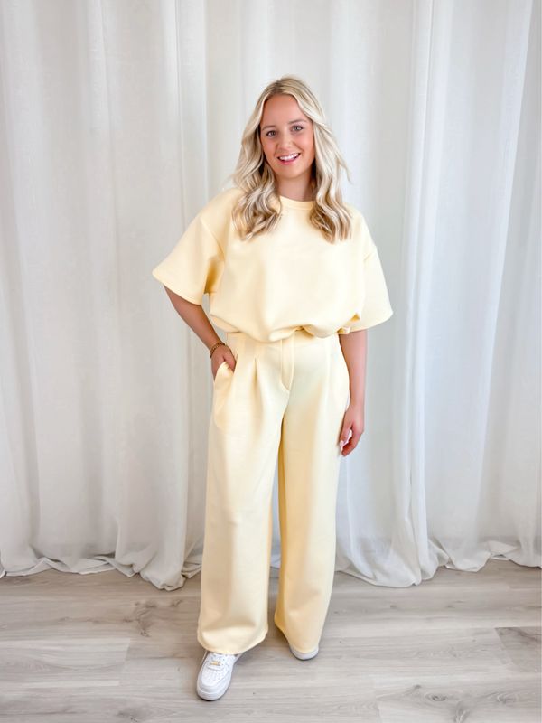 MYRON LONG ENSEMBLE BUTTER YELLOW