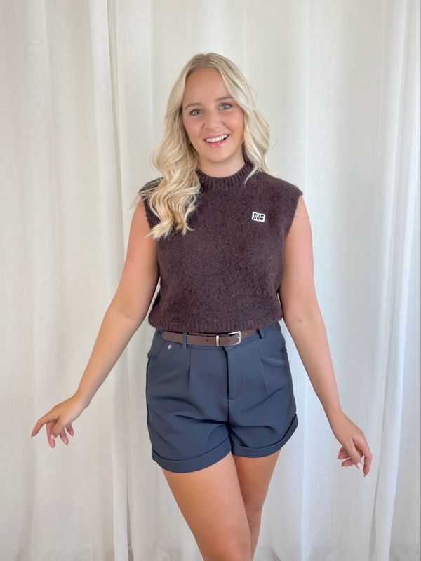 MIMI DEBARDEUR BROWN