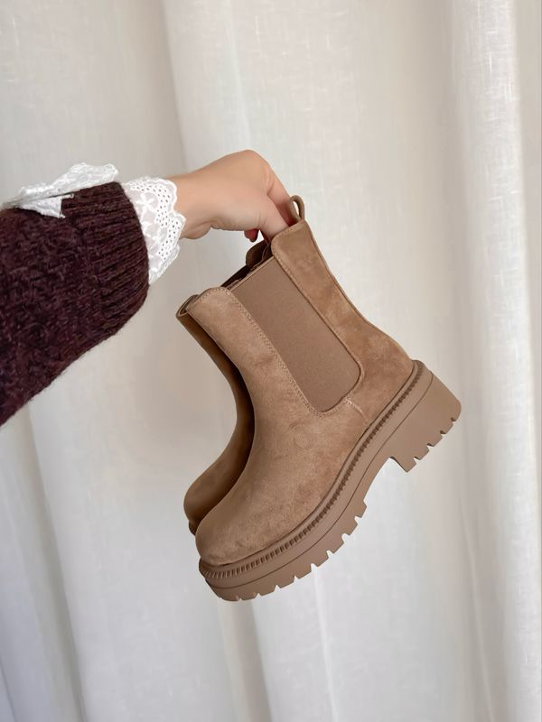 TESSA SUEDE BOOTS BEIGE