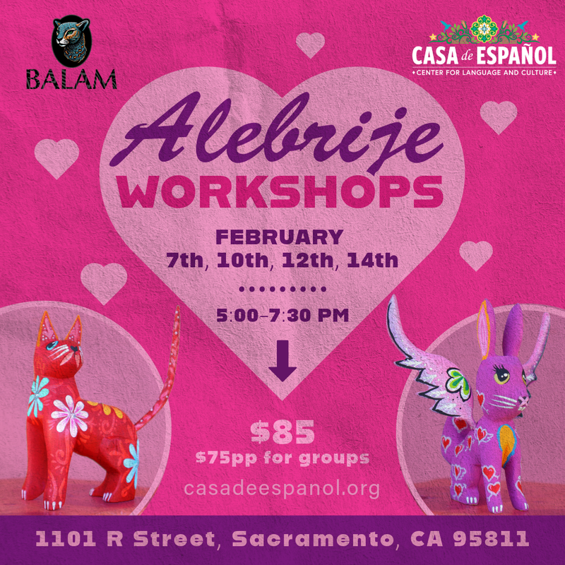 Alebrijes Art Workshop (Adults & Kids 12+) Choose a day