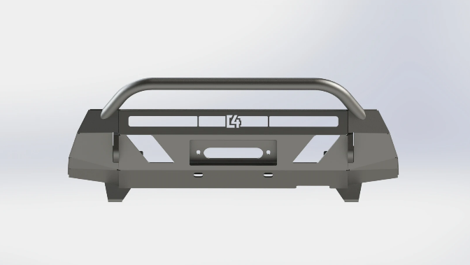 C4 - Tacoma Front Lo-Pro Winch Bumper / 3rd Gen / 2016+