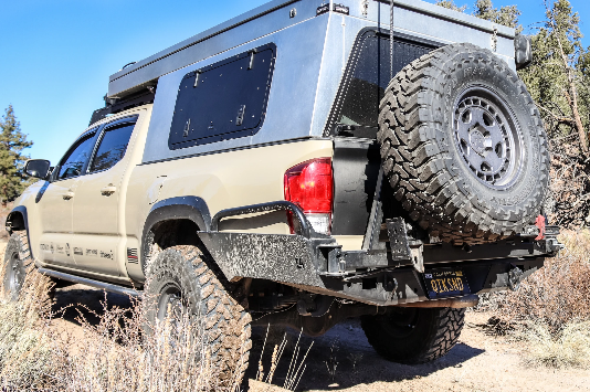 C4 - Tacoma Overland Series High Clearance Rear Bumper / 3rd Gen / 2016+