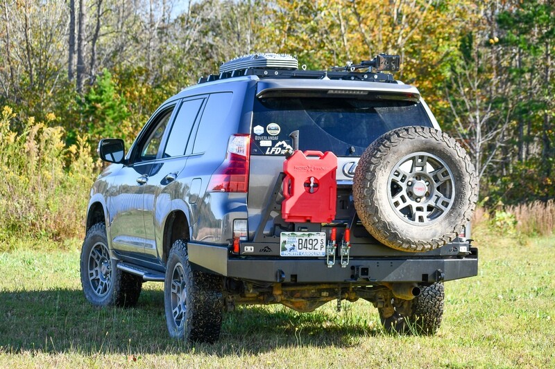 LFD Offroad - GX460 High Clearance Dual Swing Rear Bumper