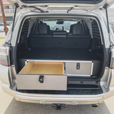 GOOSE GEAR - TOYOTA 4RUNNER 2010-PRESENT 5TH GEN. - SIDE X SIDE DRAWER MODULE WITH FITTED TOP PLATE
