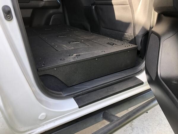 GOOSE GEAR - TOYOTA TACOMA 2005-PRESENT 2ND AND 3RD GEN. DOUBLE CAB - SECOND ROW SEAT DELETE INFILL PANELS