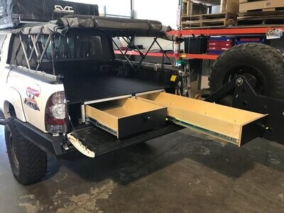 Goose Gear - TOYOTA TACOMA 2005-PRESENT 2ND AND 3RD GEN. TRUCK BED SINGLE DRAWER MODULE