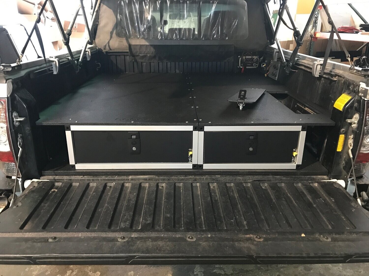 GOOSE GEAR - TOYOTA TACOMA 2005-PRESENT 2ND AND 3RD GEN. TRUCK BED SINGLE DRAWER MODULE - TOP PLATES
