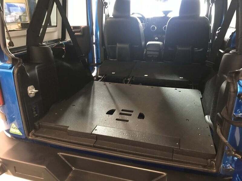 GOOSE GEAR - JEEP WRANGLER 2007-2018 JKU 4 DOOR REAR PLATE SYSTEM