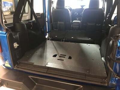 GOOSE GEAR - JEEP WRANGLER 2007-2018 JKU 4 DOOR REAR PLATE SYSTEM