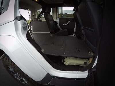 GOOSE GEAR - JEEP WRANGLER 2007-2018 JKU 4 DOOR SECOND ROW SEAT DELETE PLATE SYSTEM