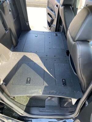 GOOSE GEAR - CHEVY COLORADO/ GMC CANYON 2015-PRESENT 2ND GEN. CREW CAB - SECOND ROW SEAT DELETE PLATE SYSTEM