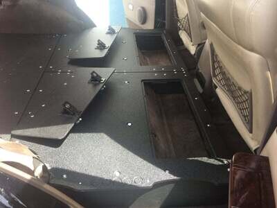 GOOSE GEAR - TOYOTA LAND CRUISER 1991 - 1997 80 SERIES SECOND ROW SEAT DELETE PLATE SYSTEM