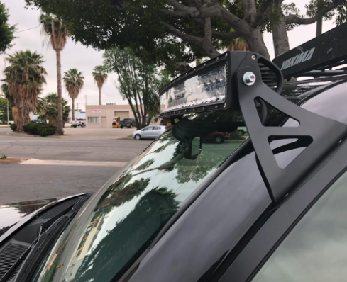Cali Raised | 2003-2022 TOYOTA 4RUNNER 52&quot; CURVED LED LIGHT BAR ROOF BRACKETS KIT