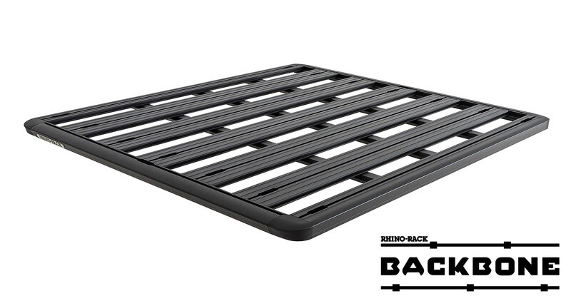 Rhino Rack - 2014-2021 Tundra Double Cab - PIONEER PLATFORM (60&quot; X 56&quot;) UNASSEMBLED WITH RHINO-RACK BACKBONE