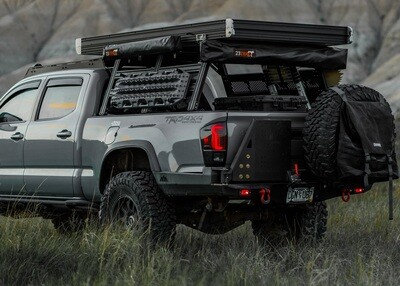 Backwoods - Toyota Tacoma (2016-2023) Hi-Lite High Clearance Dual Swing Out Rear Bumper