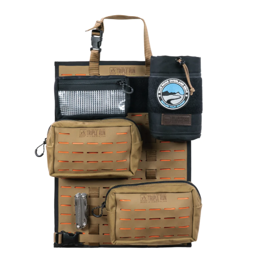 Blue Ridge Overland Gear - TRIPLE RUN: MOLLE SEAT BACK PANEL - 14&quot; X 20&quot;