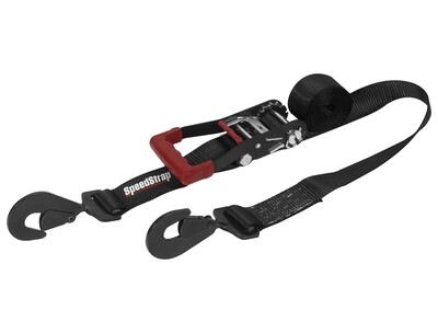 Speed Strap - 2″ X 10′ RATCHET TIE DOWN W/ TWISTED SNAP HOOKS