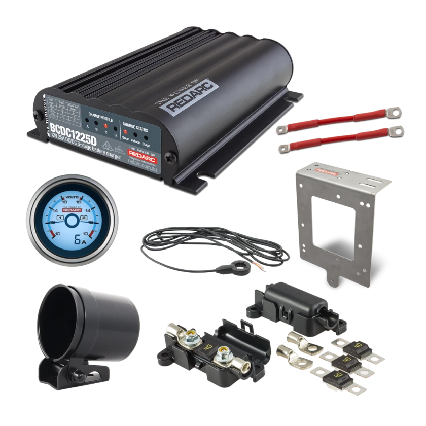REDARC - WEEKEND ESCAPE BATTERY CHARGER KIT