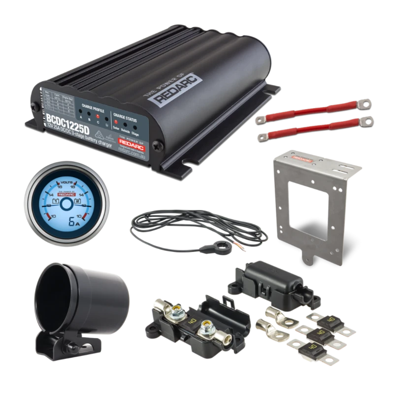 REDARC - WEEKEND ESCAPE BATTERY CHARGER KIT
