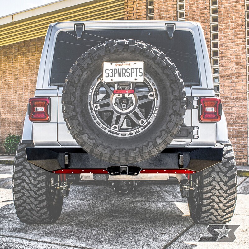S3 Powersports - JEEP WRANGLER JL &quot;AMBUSH SERIES&quot; REAR BUMPER