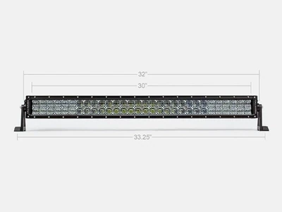 Cali Raised - 32&quot; DUAL ROW 5D OPTIC OSRAM LED BAR