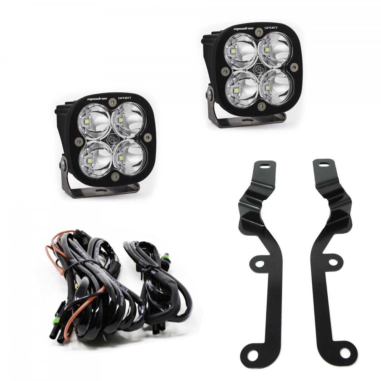 Baja Designs - Chevy Squadron Sport A-Pillar Light Kit - Chevrolet 2019-21 Silverado 1500