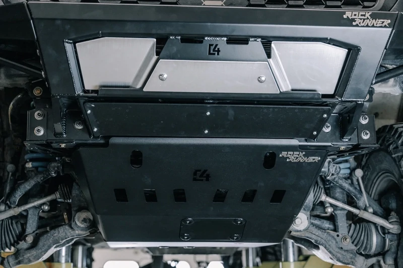 C4 - TACOMA ROCK RUNNER FRONT SKID PLATE W/CROSS MEMBER DELETE/ 3RD GEN / 2016+